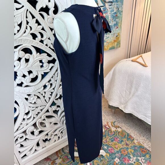 Hutch Navy Sheath Dress with Ribbon Tie Size S - Picture 4 of 9